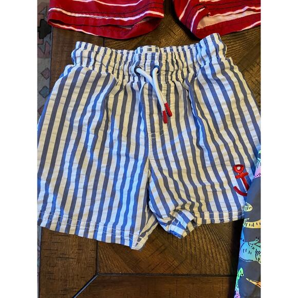 Boys Swim Lot Size 3T Cat & Jack Wonder Old Navy Trunks Rashguard Preowned - Picture 5 of 15